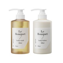 먼스앤데이즈 퍼퓸케어 바디워시&로션 세트 르부케