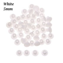 나비앙카 인서트너트 사각 화스너 팝 스트롱 앙카 나비 번데기 너트 로크 50Pcs 5-16mm 가구 구멍 커버 보호 나사 장식 먼지 플러그 스토퍼 캐비닛 드릴 하드웨어 그로멧, [01] 5mm-black