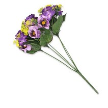 꽃장식 5송이 아네모네 조화 인조꽃 인테리어꽃 장식품-72394EA 와이조이앱스, 와이조이앱스 오렌지