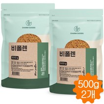 벌화분 비폴렌 먹는화분 꿀벌 화분 가루 100% 스페인산 500g, 2개