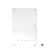 Musiclily Pickguard 스트랫 백 플레이트 트레몰로 캐비티 커버 빈티지 스타일 백플레이트 펜더 미국멕시코 제작 표준 스트라토캐스터 모던 일렉트릭 기타 4겹 펄 그레이, Silver Mirror