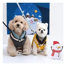[도그러브] 패리스독 컨템포러리하네스패딩 (S~XL) 후끈후끈한 패딩과 하네스가 하나로, 색상:다크그레이 / 사이즈:L