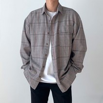(세일) 포켓 체크 루즈 남방 B 5575-1
