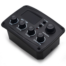 통기타 온보드 픽업 튜너 내장 EQ 4밴드, 1개