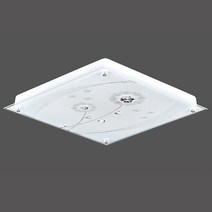 LED 유리 사각방등 민들레 50W, 주광색 밝은하얀빛