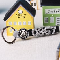 크리스탈 소가죽 로고 키홀더, NO.55 알페온