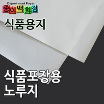 종이백화점 식품용지 노루지 크라프트지 유산지 호두과자용, 750매