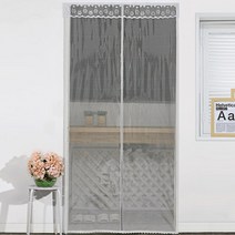 다샵 현관 방문용 일체형자석 방풍비닐 3중 에어캡