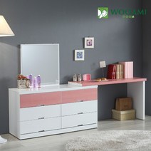 우아미가구 오린 3단와이드 멀티콘솔 풀세트, 화이트