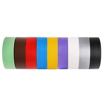 BJ 칼라 면테이프 무광 50mmx50M, 백색