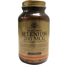 SOLGAR 솔가 효모미포함 셀레늄 Selenium 200mcg, 0.45kg, 250 Tablets, 1개