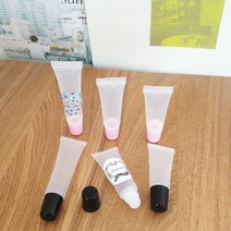 스윗바틀 립글로즈 튜브용기, 5ml, 블랙뚜껑, 1개