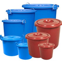 호가 국산 다라이 밀폐 중형 만능용기 대형 김장통, 중형 적통35L, 1개