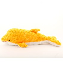 한성실업 애착인형 유모차쿠션 봉제인형, 17_돌고래애착인형(옐로우L)