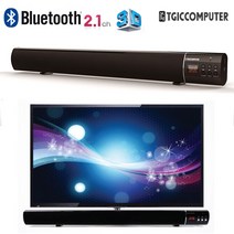 TGIC컴퓨터 2.1채널 블루투스 사운드바스피커 SB5000 스피커, 블랙, TGC-SB5000