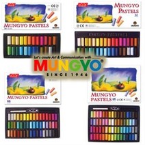 문교 사각 소프트 파스텔 24색 32색 48색 64색 무독성, 1세트