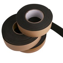 태영테크 EVA 흑 단면 스폰지 테이프 폭20mm, 두께 3mm x 길이 5M, 1개