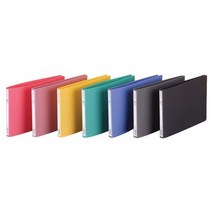 문화산업 A5 수입지 / PP 펀치리스화일, 수입지주황, 1개