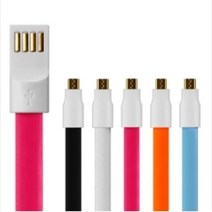 재영샵 2A 고속충전 마이크로 5핀 USB 마그넷 충전 케이블, 블루, 마그넷케이블8핀(120CM)