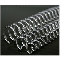 카피어랜드 코일링3:1/제본용코일링/투명/8mm부터20mm, S717145(투명-18mm-65개입)