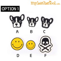 가죽공예 - 장식용 와펜 (패치) 데코레이션 패치 *개당가격*, OPTION1-A, 1개