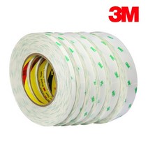 3M 찢어쓰는 얇은 화지 양면테이프 50M, 12mm, 1개