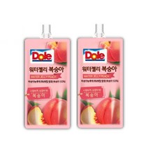 dole 워터젤리 젤리, 5개, 복숭아맛130ml