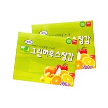 그린하우스 위생장갑, 200매입, 1개