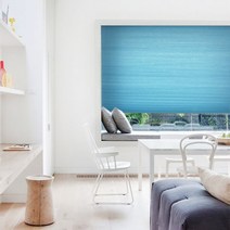 리빙텍스 25mm HDL 25503 블루 허니콤쉐이드