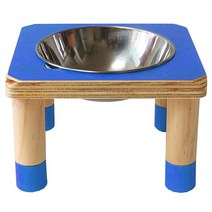 [포코] 퐁퐁 강아지 고양이 식탁 1구 2구 3구, 블루