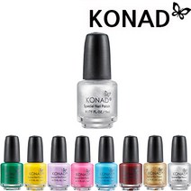 [퍼니네일/코나드]스탬핑 전용 폴리쉬 5ml/네일폴리쉬/스탬핑 네일아트, (폴리쉬05ml)03.실버, 1개