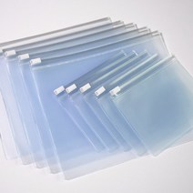 해피세일 국산 고주파지퍼백10장 칼라 슬라이드지퍼백, 01_(25YB)반투명-13x17(10장)