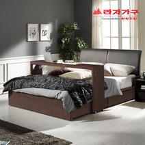 라자가구 NEW 베드테이블 Q퀸, 화이트, 1개