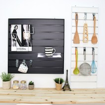 컬러 스페이스월 W1200 블랙/인테리어 벽걸이 진열대 월, 11 천공 앙카(석고용) 4개:1개, 1개