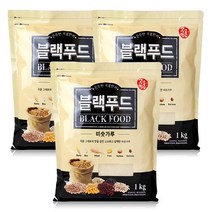 곡물명가 블랙푸드 미숫가루, 3개, 1kg