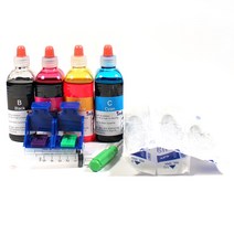 캐논 잉크 충전 풀세트 MG-2490 2590 2990 2170 3170 4270 3570 무한리필잉크, PG64 CL74 카트리지사용전제품, 1세트, 1개