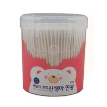 [베일리] 신생아 면봉 유아면봉, 400개, 400p