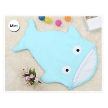 핀란디나베이비 상어 겉싸개 낮잠이불 보낭/슬리핑백, 6. Mint(민트)