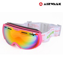 에어워크 고글 AW621 Pink 안경착용 주니어용 여성용