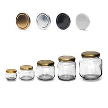 글라스락 [삼광유리] 낮은 유리병 시리즈, 이유식, 골드뚜껑, 1개