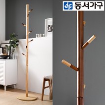 동서가구 네오 내츄럴 CO 원목 스탠드 옷걸이 행거 DF635216, 내추럴