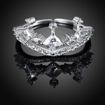 아모아 925실버 매혹의왕관 반지 여성패션반지