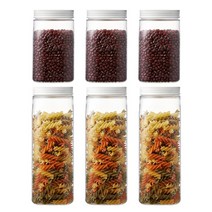 락앤락 도어포켓 캐니스터 6종세트 - 냉동실.냉장고정리 주방수납 밀폐보관통 소스.분유.밀가루.사료소분 추천, 6개