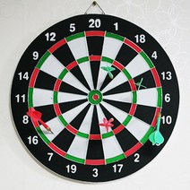 6핀양면 다트보드 다트판 다트게임 보드게임 원형다트, 1개