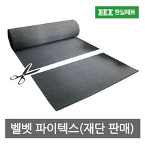 한일매트상사 벨벳파이텍스 발매트 행사용매트, 검정