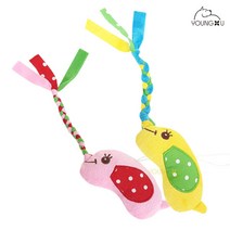 쥬쥬베 코실타래 삑삑이 장난감 - 26cm 봉제, 핑크, 1개