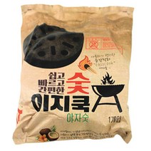 카본텍 이지쿡 야자숯 착화탄 번개탄, 1개