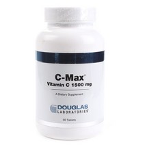 더글라스랩스 비타민 C-맥스 1500mg 타블렛, 90개입, 1개