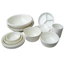 국산 멜라민식기, B1.[크림]멜라민타타원접시-9타, 1개