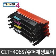 삼성전자 CLT-K406S 비정품토너, CLX-3307FW 빨강 반납없음, 1개
